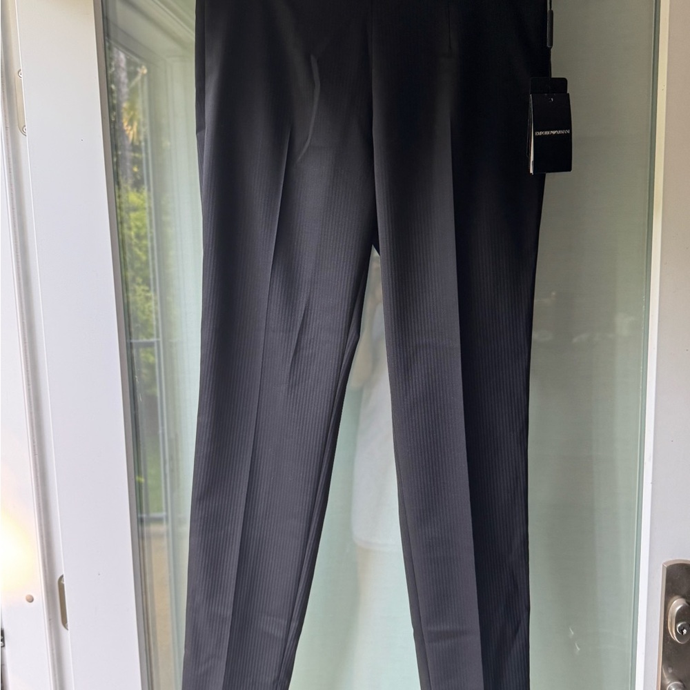 Emporio Armani Elegant Black Dress Pants NWT